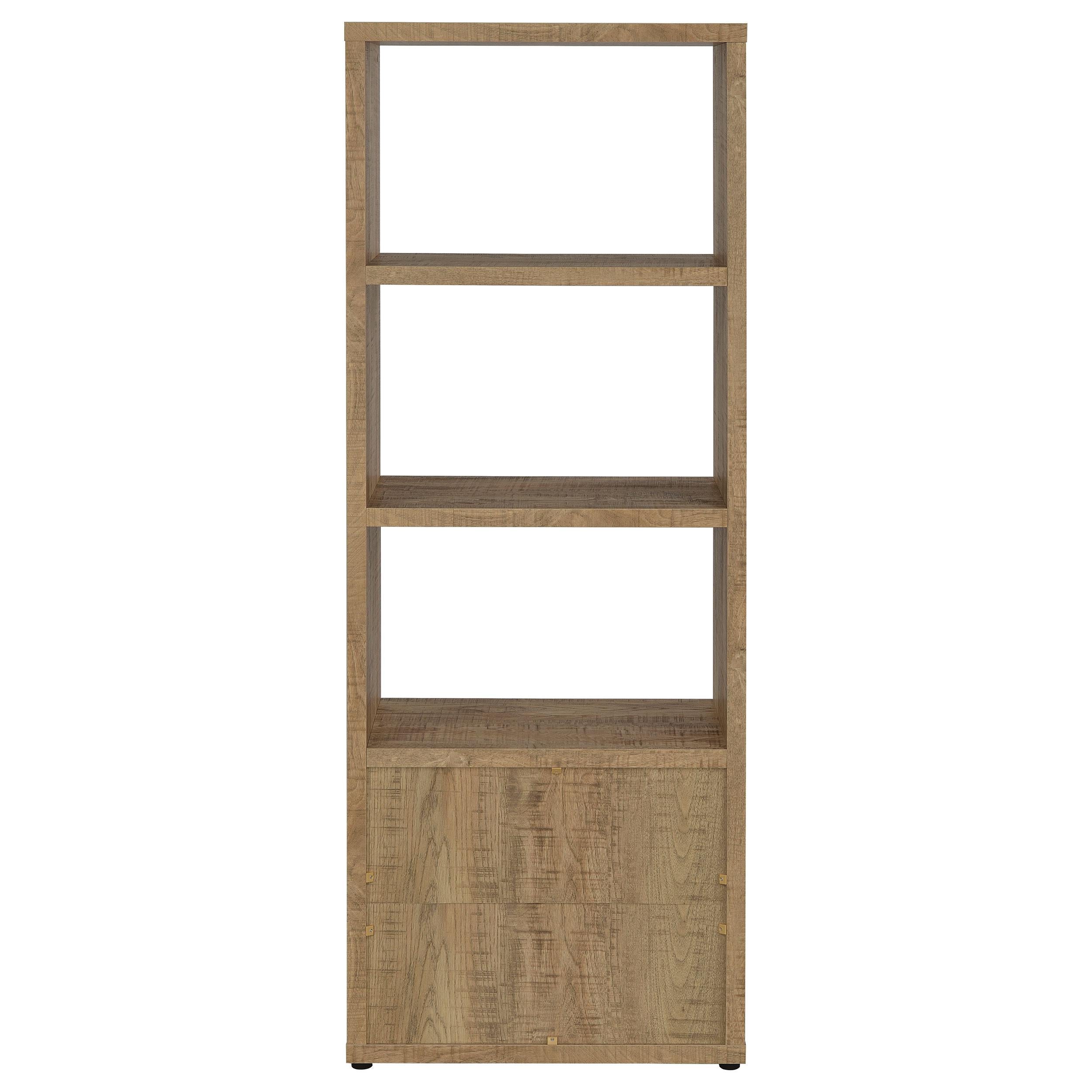  Coaster Furniture Tabby 701703 3-shelf Engineered Wood Media Tower - Mango IMAGE 7