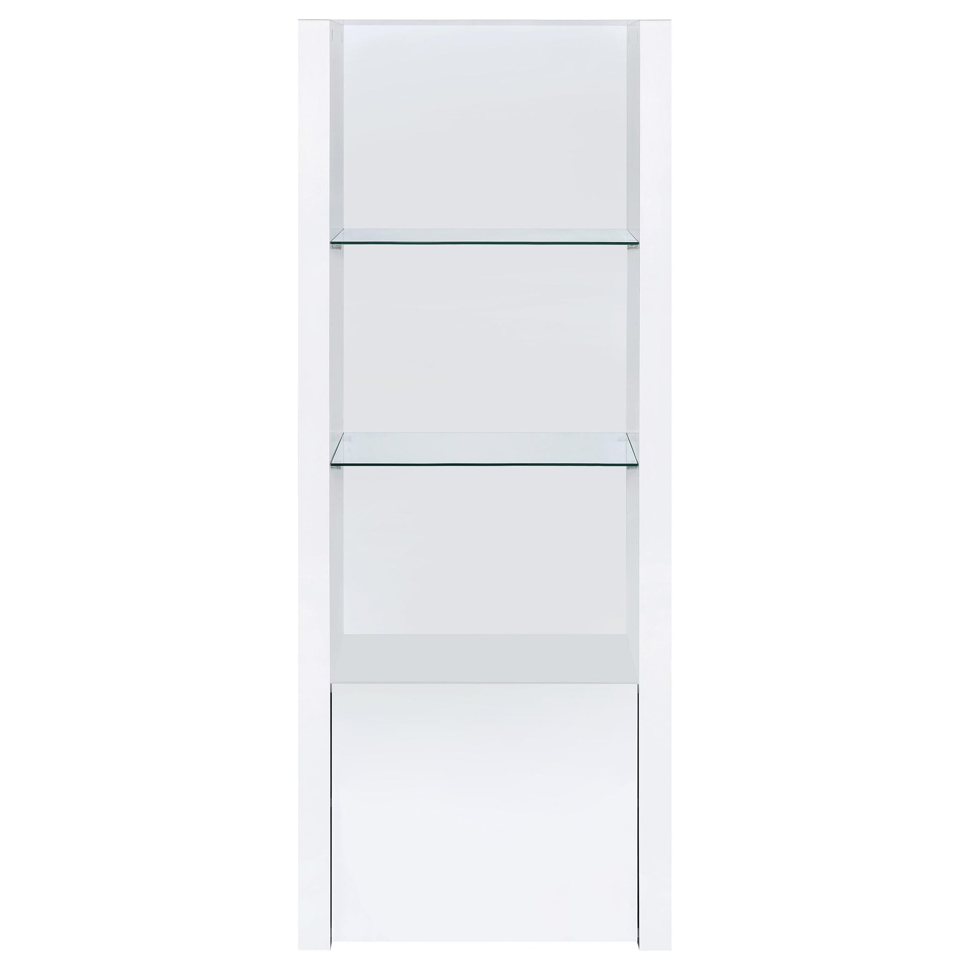  Coaster Furniture Jude 704251-SET 3-Piece Entertainment Center with 71" TV Stand - White High Gloss IMAGE 10