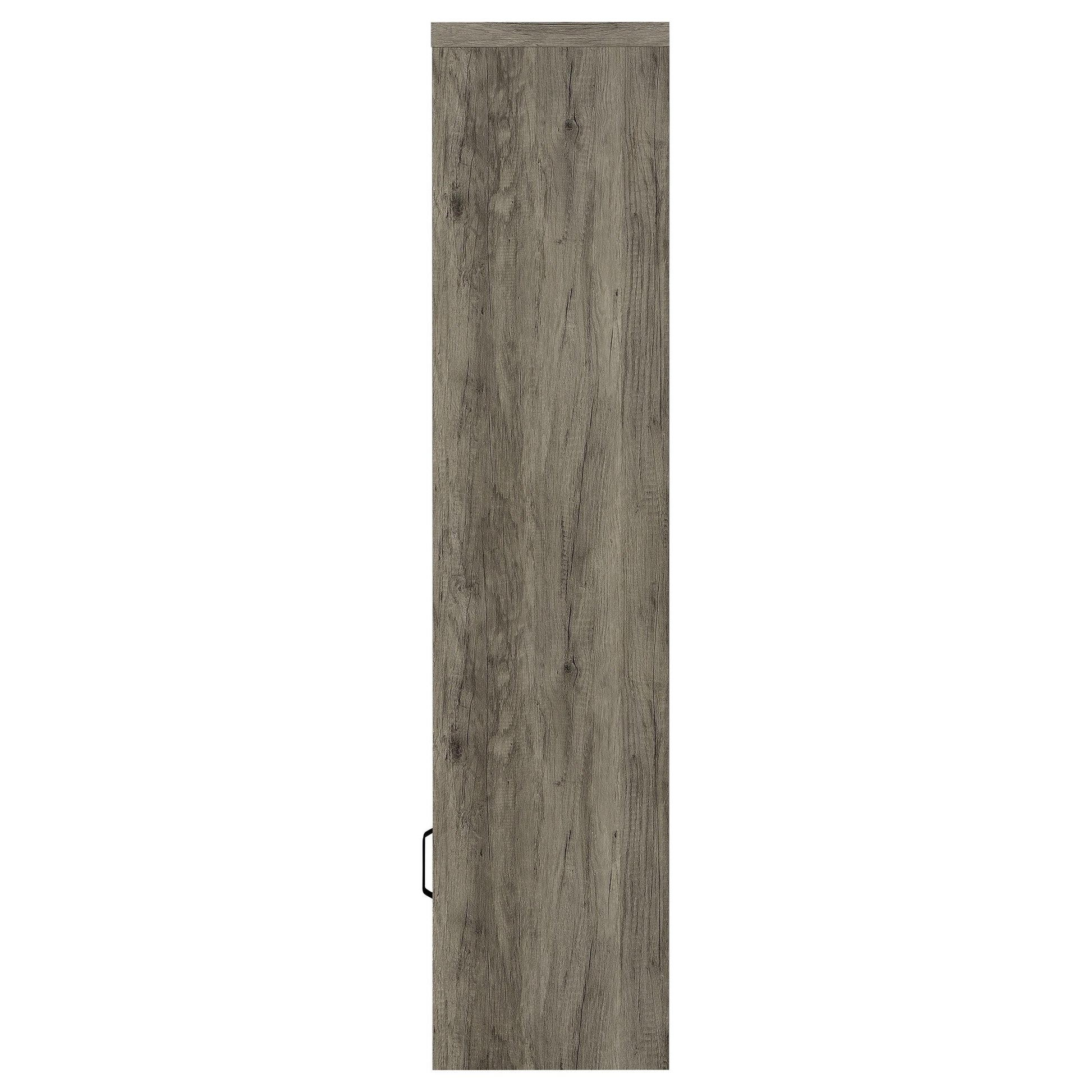  Coaster Furniture Burke 707726 3-shelf Engineered Wood Media Tower - Grey Driftwood IMAGE 5