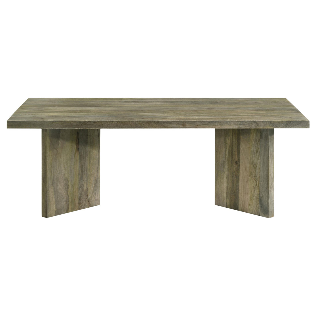  Coaster Furniture Andando 708498 Rectangular Solid Wood Coffee Table - Mango Brown IMAGE 1
