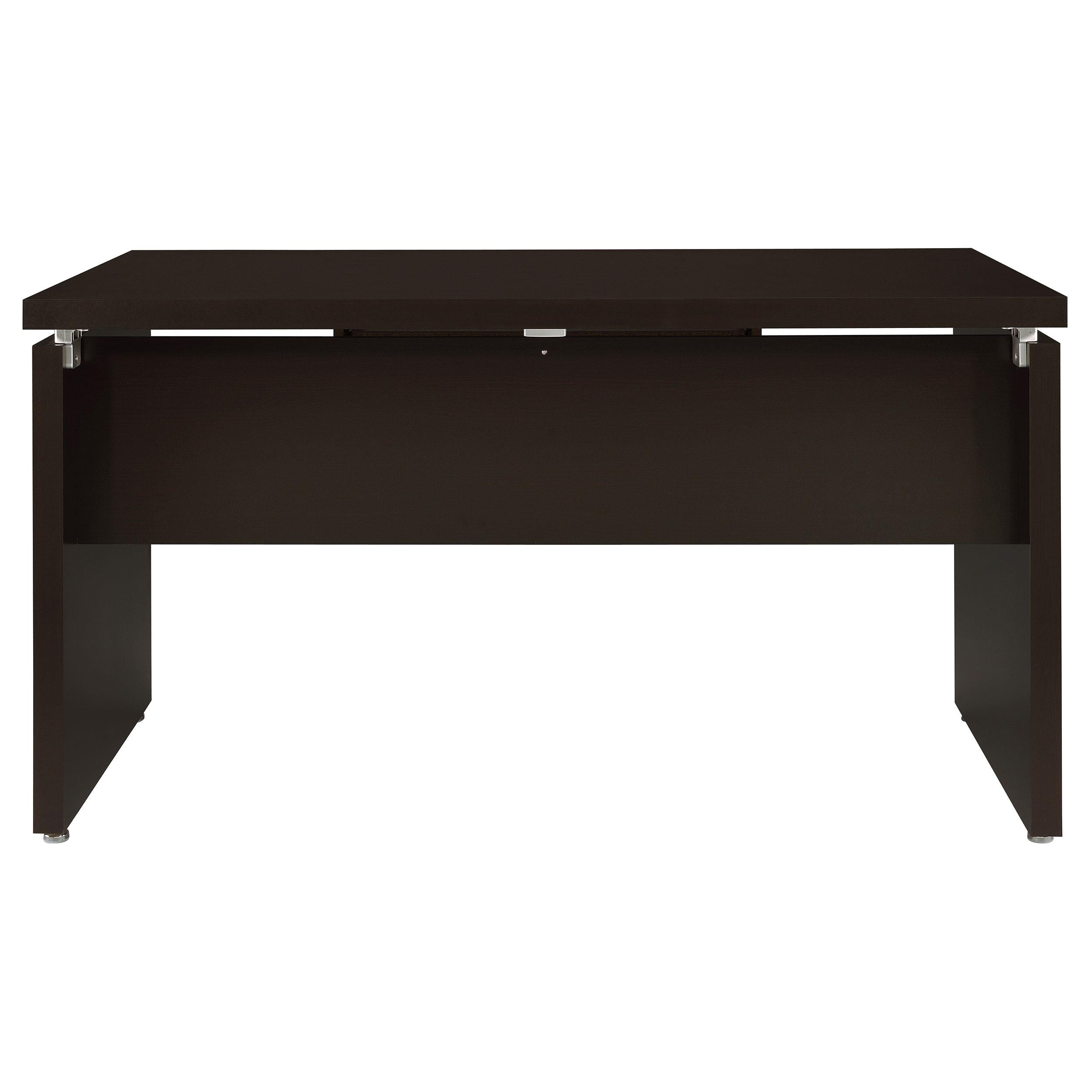  Coaster Furniture Skylar 800891L 83-inch L-Shaped Office Computer Desk - Cappuccino IMAGE 7