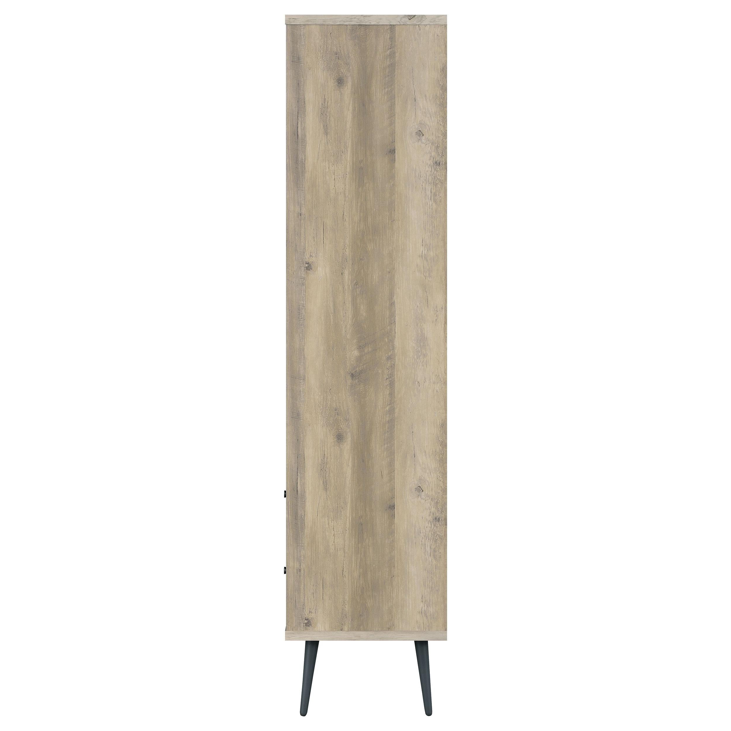  Coaster Furniture Maeve 801923 70-inch 3-shelf Bookcase with Drawers - Distressed Pine IMAGE 6