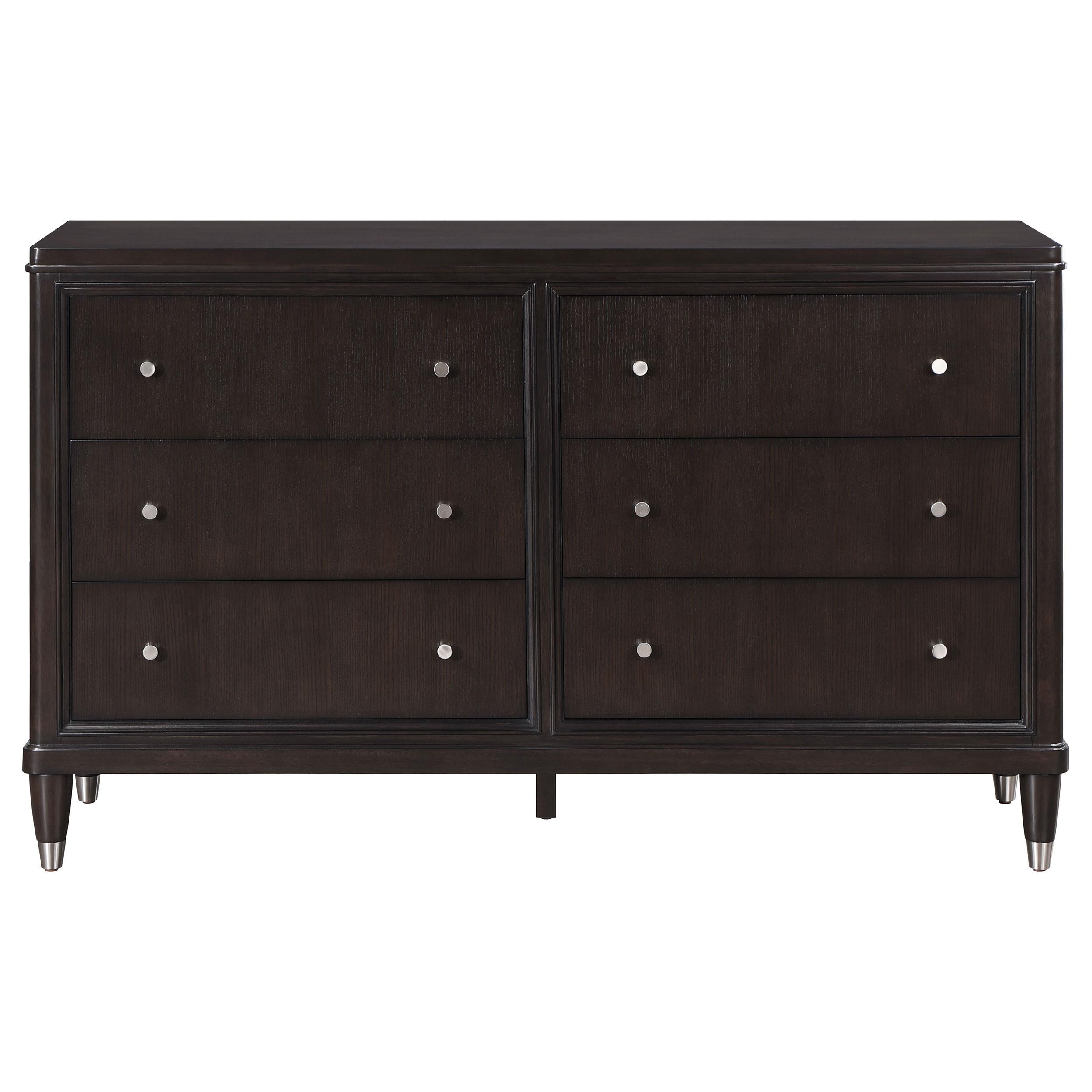  Coaster Furniture Emberlyn 223063 6-Drawer Dresser - Brown IMAGE 2