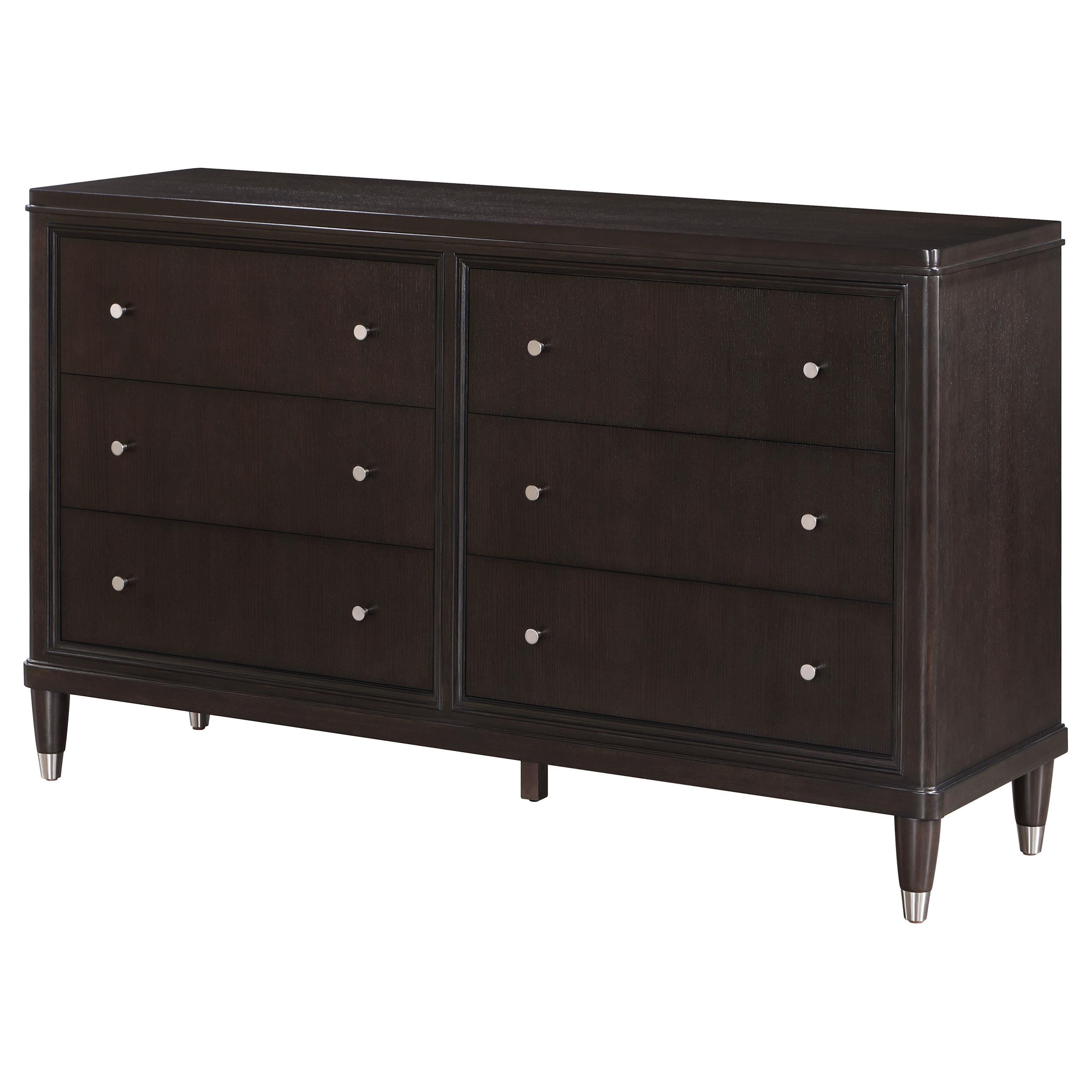  Coaster Furniture Emberlyn 223063 6-Drawer Dresser - Brown IMAGE 3
