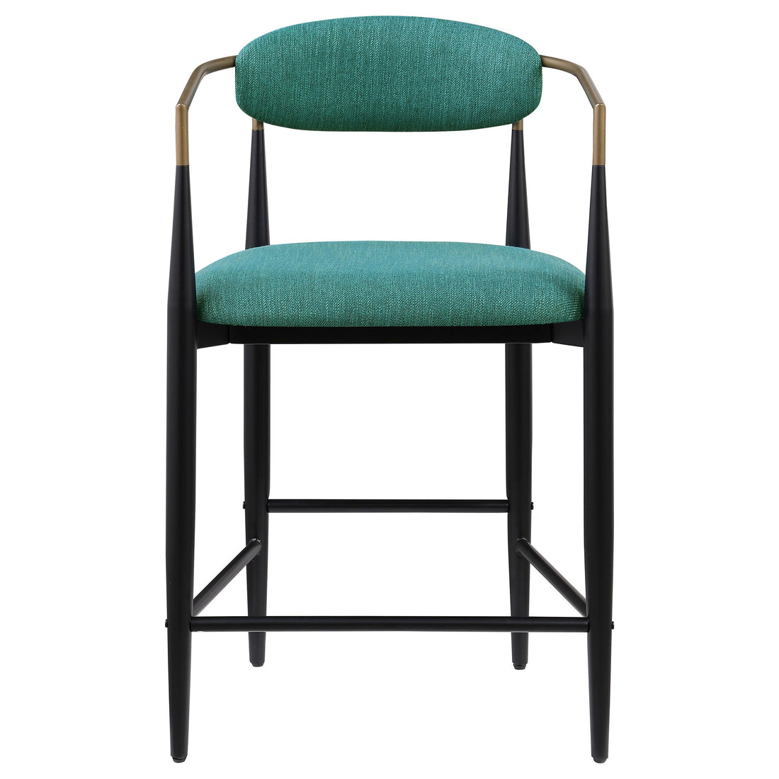  Coaster Furniture Tina 121185 Fabric Upholstered Counter Chair - Green IMAGE 1