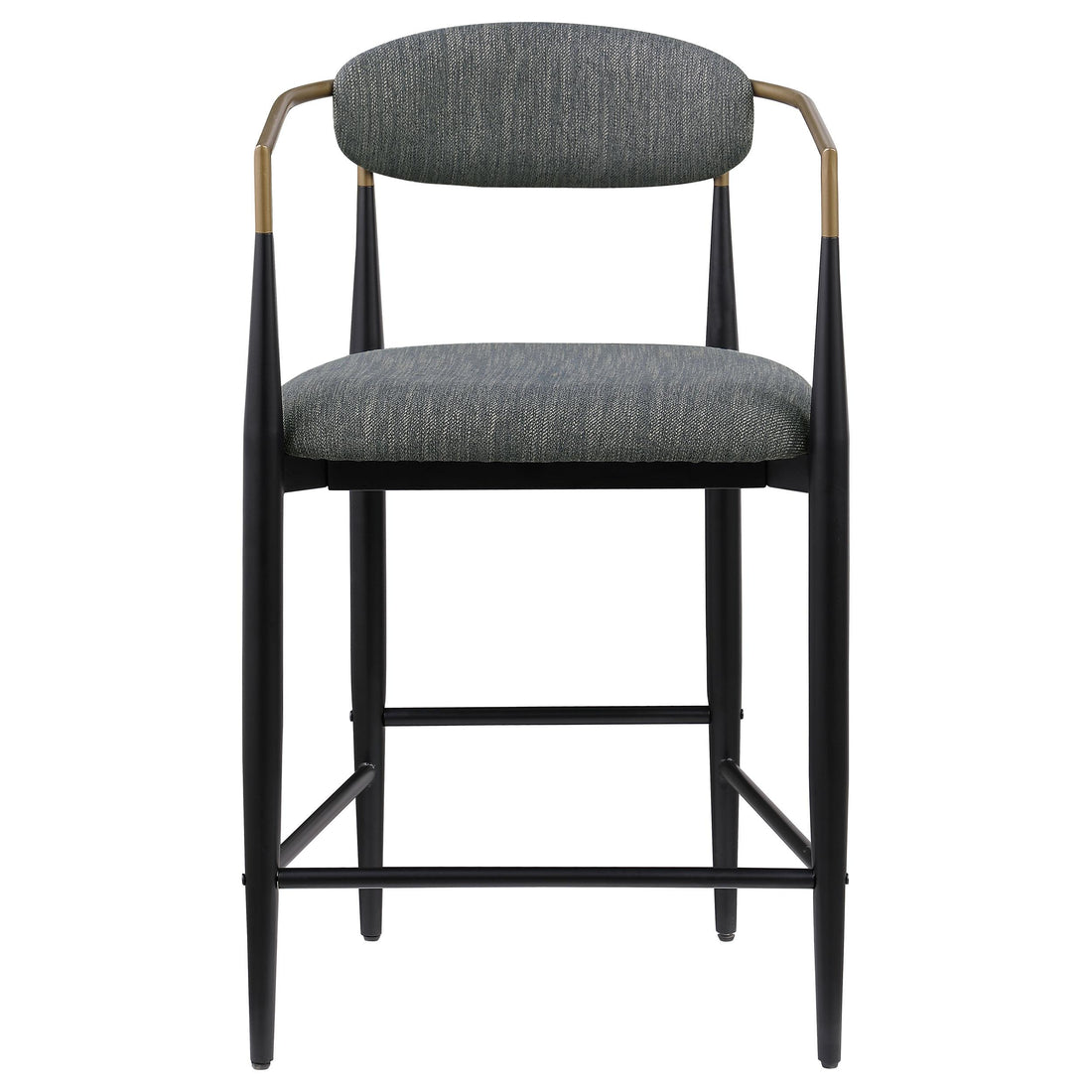  Coaster Furniture Tina 121186 Fabric Upholstered Counter Chair - Dark Grey IMAGE 1