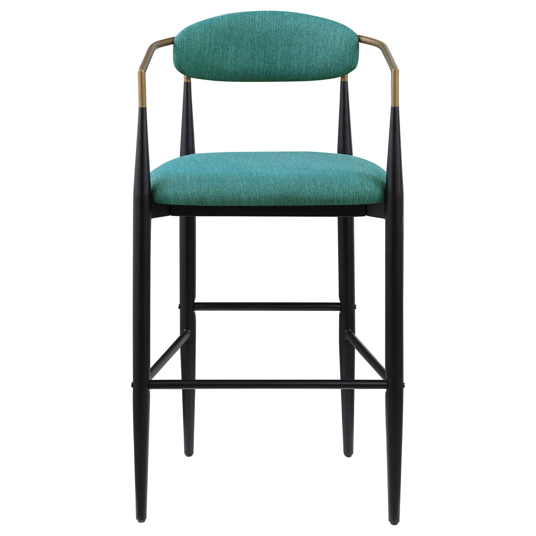  Coaster Furniture Tina 121188 Fabric Upholstered Bar Chair - Green IMAGE 1