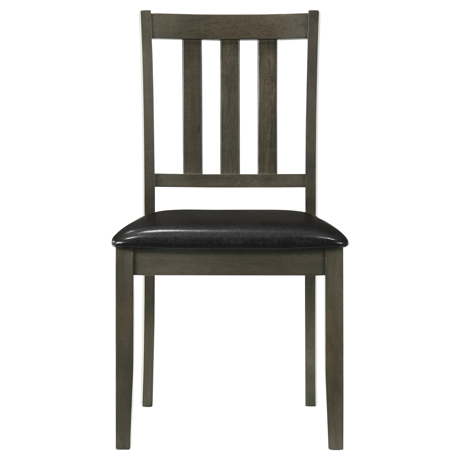  Coaster Furniture Parkwood 150410 5-piece Square Dining Table Set - Charcoal IMAGE 4