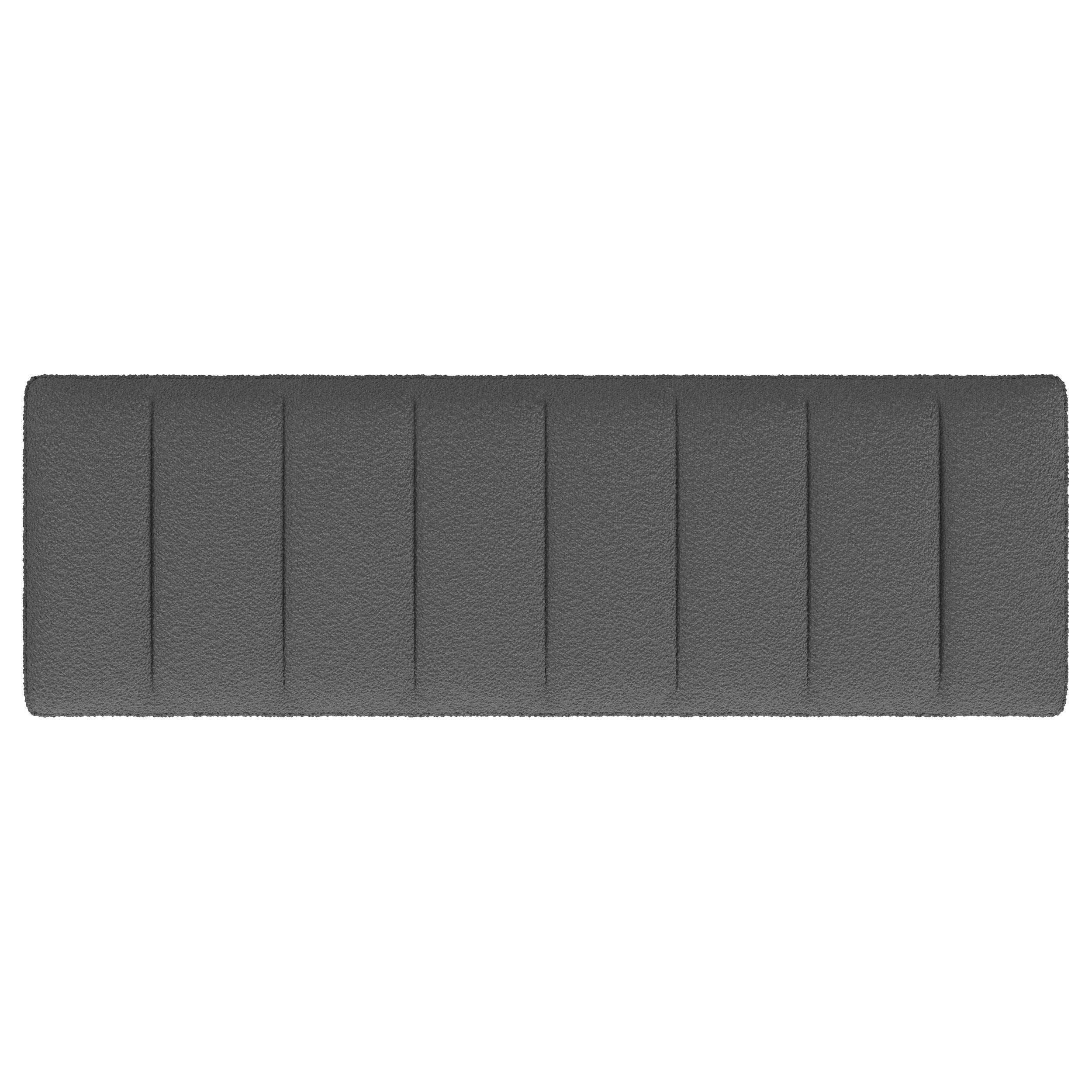  Coaster Furniture Mesa 907516 Boucle Upholstered Tufted Accent Bench - Charcoal IMAGE 6