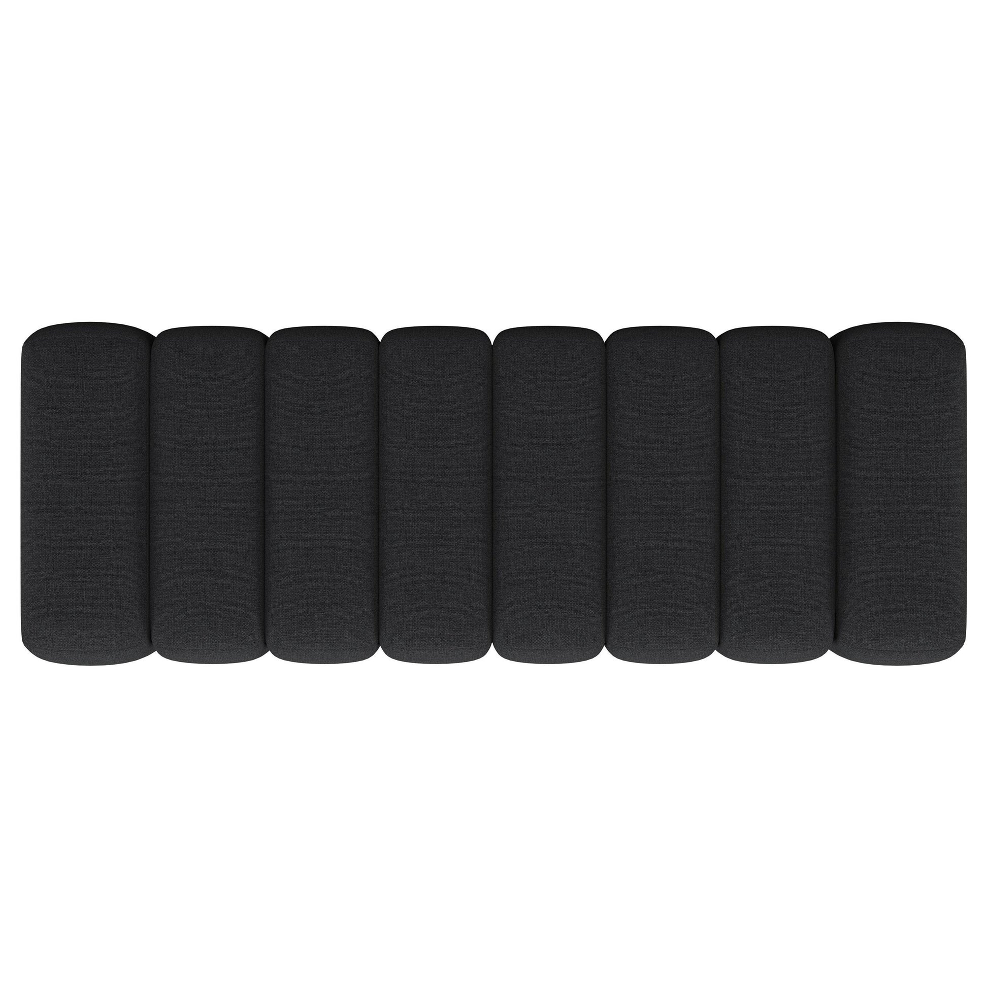  Coaster Furniture Summer 910294 Fabric Upholstered Tufted Accent Bench - Charcoal IMAGE 6