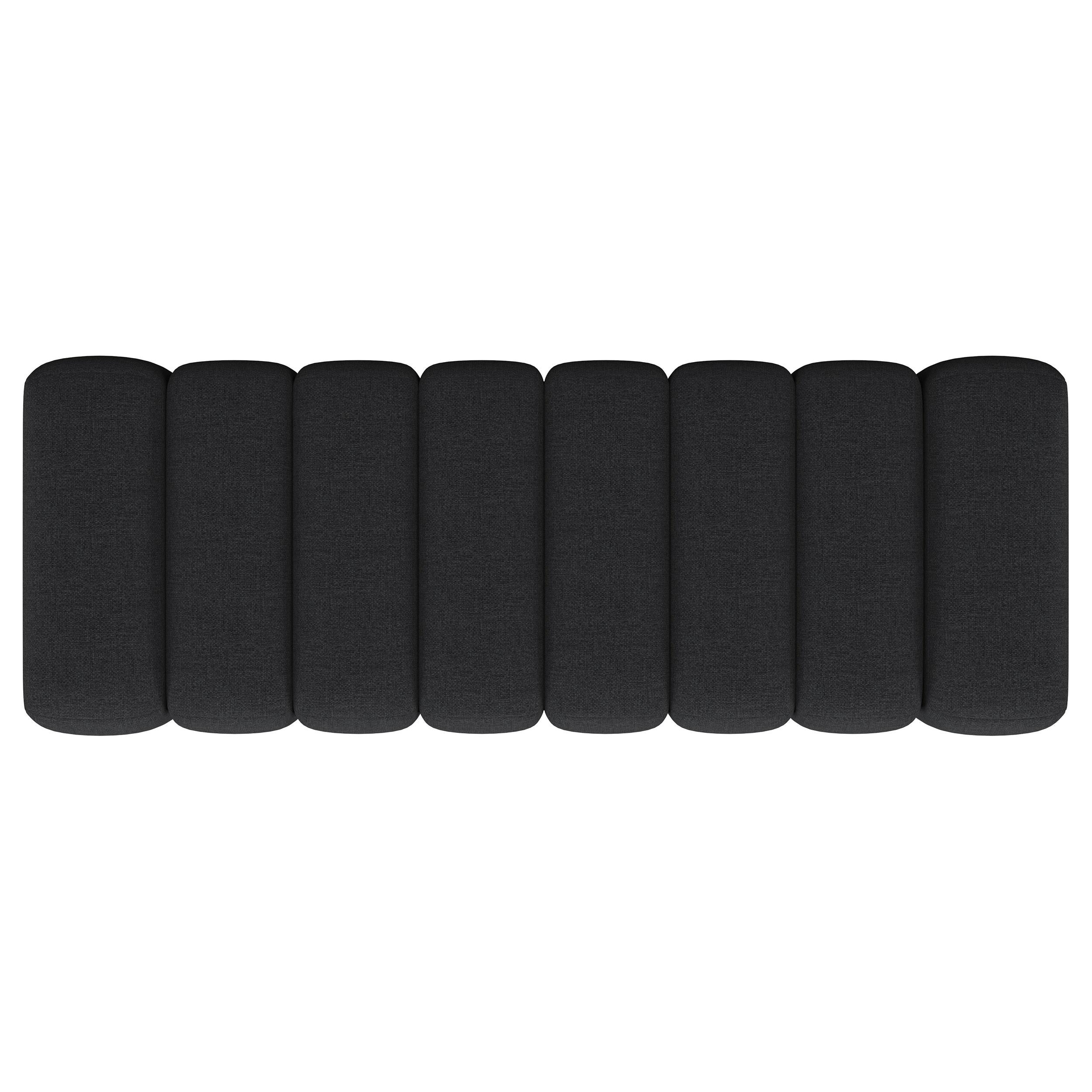  Coaster Furniture Summer 910294 Fabric Upholstered Tufted Accent Bench - Charcoal IMAGE 6