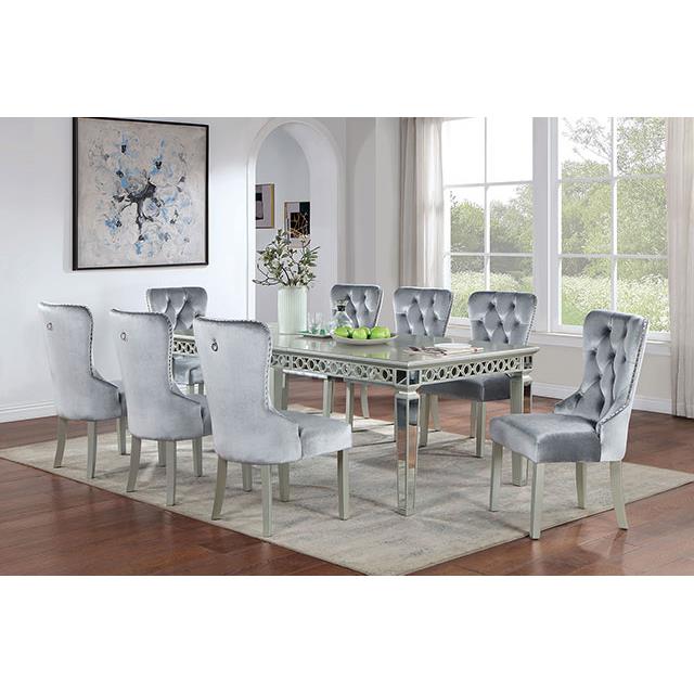  Furniture of America Adalia CM3241SV-T Dining Table IMAGE 3