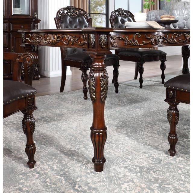  Furniture of America Nouvelle CM3256CH-T Dining Table IMAGE 5