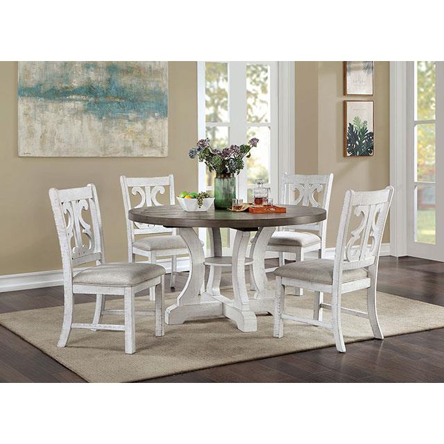  Furniture of America Auletta CM3417GY-RT Dining Table IMAGE 1