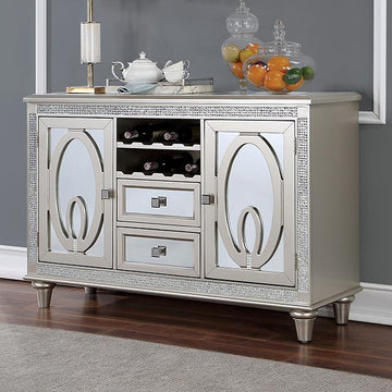  Furniture of America Cathalina CM3541SV-SV Server IMAGE 1
