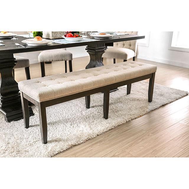  Furniture of America Nerissa CM3840BN Bench IMAGE 1