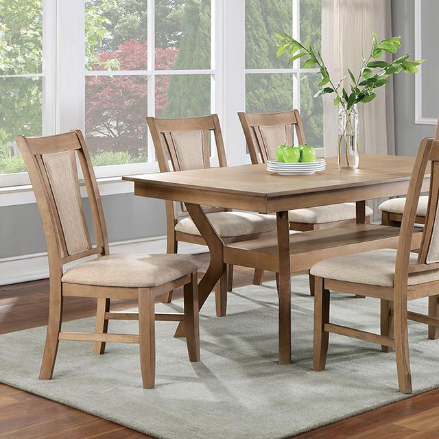  Furniture of America Upminster CM3984NT-T Dining Table IMAGE 1