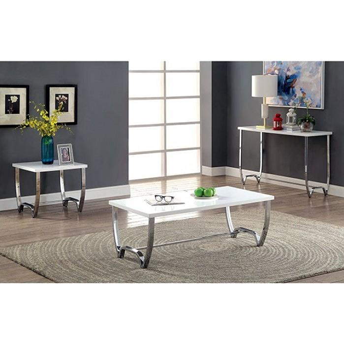  Furniture of America Trina End Table CM4058E IMAGE 1