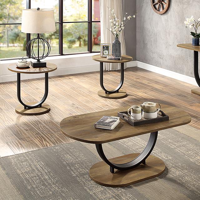  Furniture of America Olbia CM4199A-3PK 3 pc Table Set IMAGE 1