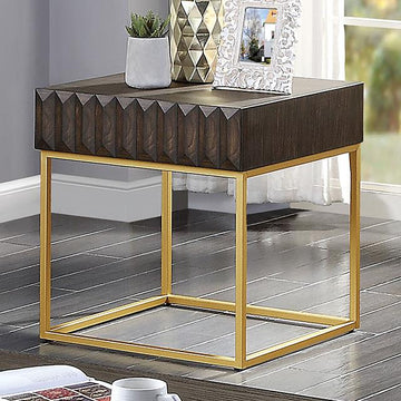  Furniture of America Augsburg CM4545WN-E End Table IMAGE 1