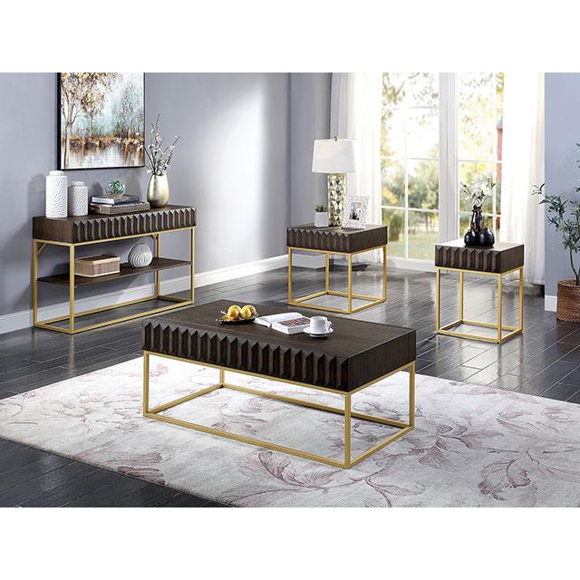  Furniture of America Augsburg CM4545WN-S Sofa Table IMAGE 2