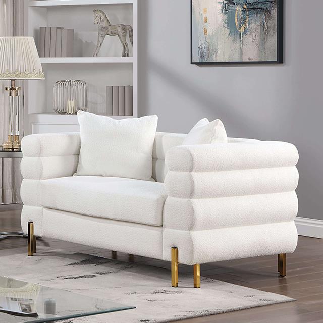  Furniture of America Landovery CM6454WH-LV-PK Loveseat IMAGE 1