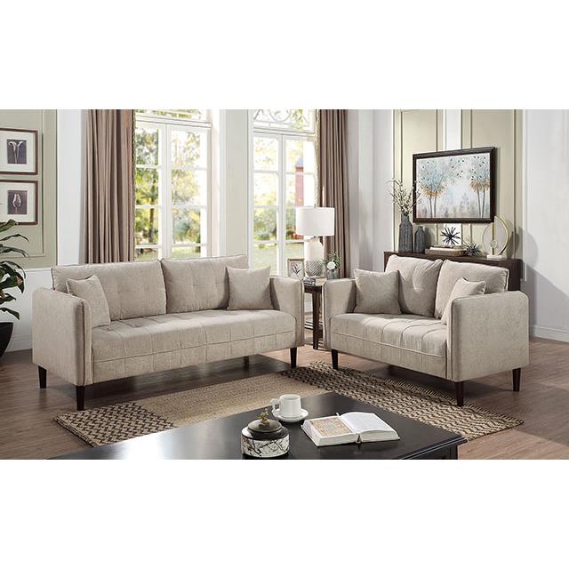  Furniture of America Lynda CM6736LG-LV Loveseat IMAGE 2