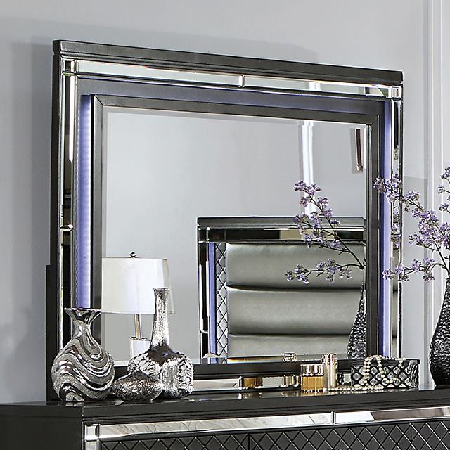  Furniture of America Calandria CM7320GY-M Mirror IMAGE 1