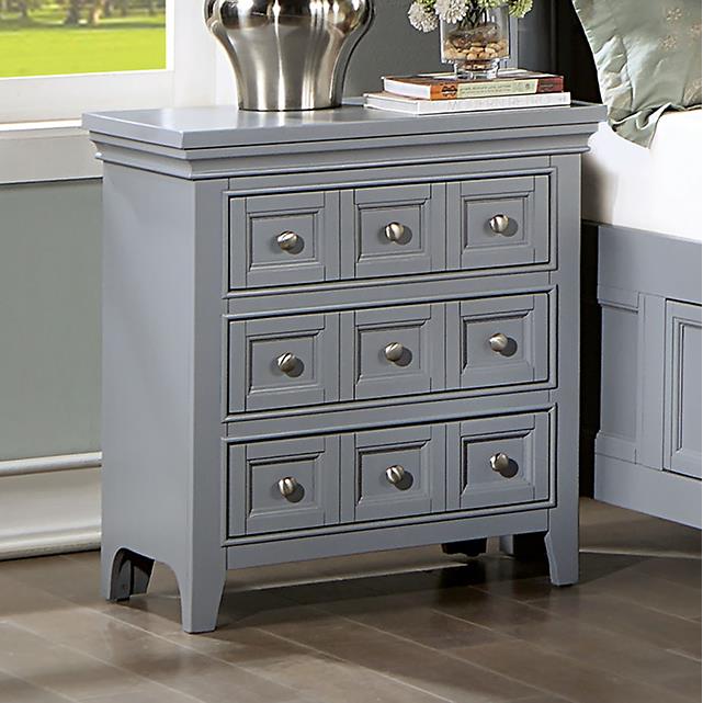  Furniture of America Castlile CM7413GY-N Night Stand IMAGE 1