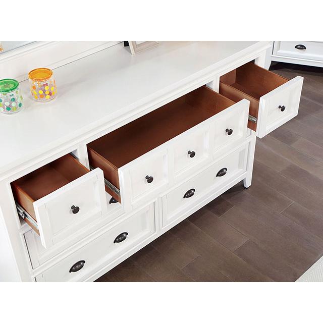  Furniture of America Castile CM7413WH-D Dresser IMAGE 4