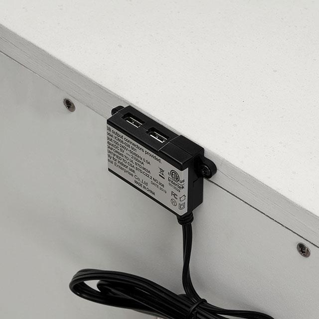  Furniture of America Alecia CM7458WH-N Night Stand IMAGE 4