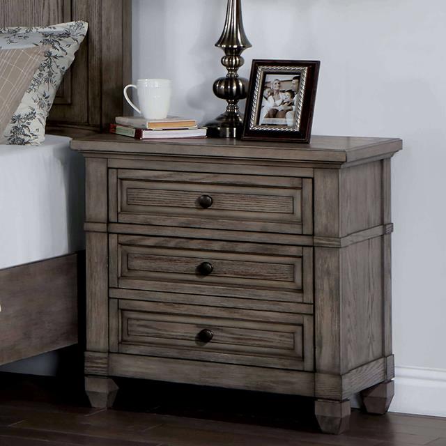  Furniture of America Durango CM7461GY-N Night Stand IMAGE 1