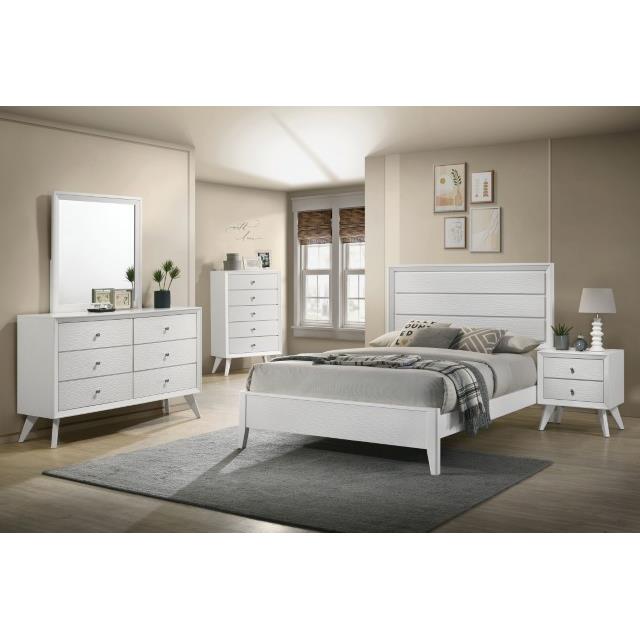  Size_King  -- Dortmund CM7465WH-EK King Bed IMAGE 2