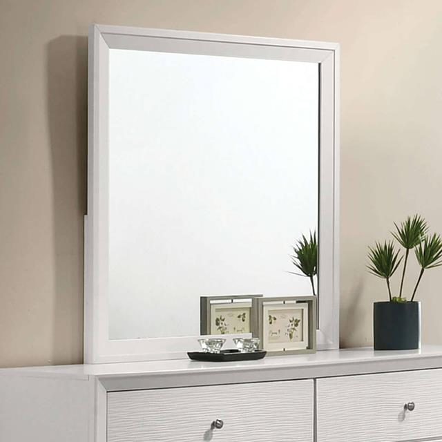  Furniture of America Dortmund CM7465WH-M Mirror IMAGE 1