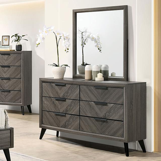  Furniture of America Vagan CM7472GY-D Dresser IMAGE 1