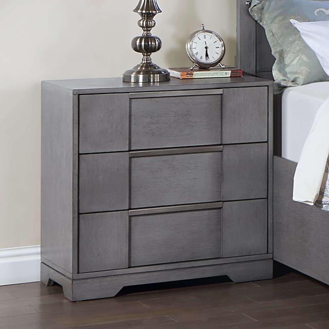  Furniture of America Regulus CM7475GY-N Night Stand IMAGE 1