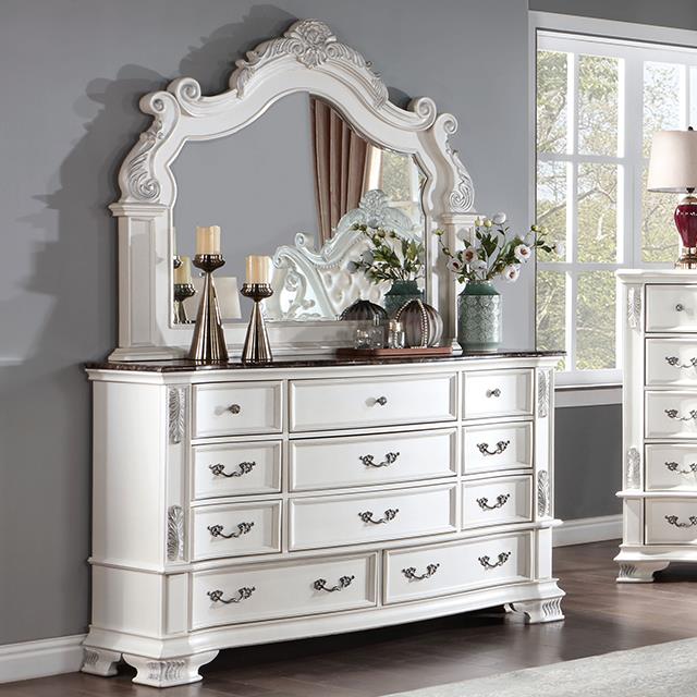  Furniture of America Esparanza CM7478WH-D Dresser IMAGE 1
