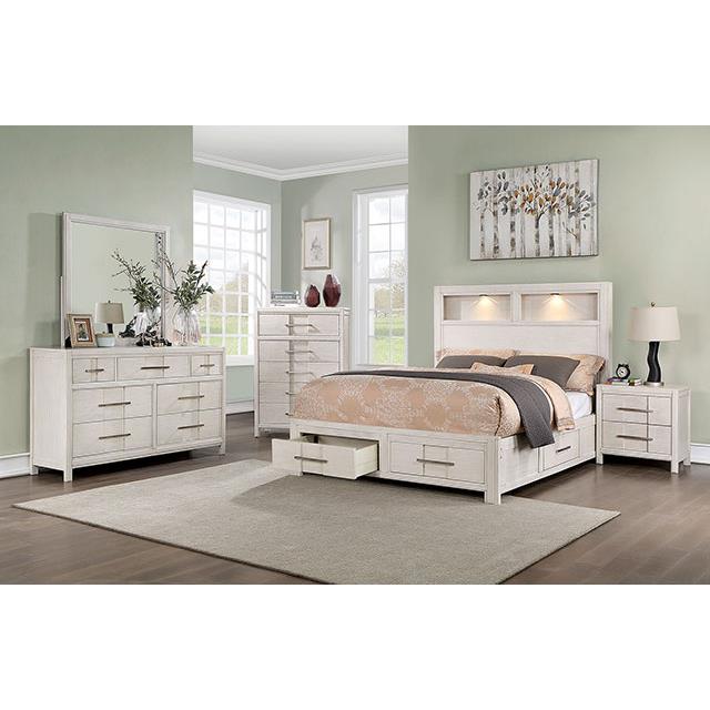  Size_California King  -- Karla Bookcase Bed with Storage IMAGE 2