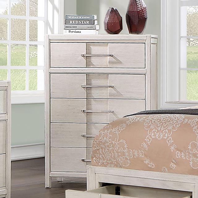  Furniture of America Berenice CM7580WH-C Chest IMAGE 1