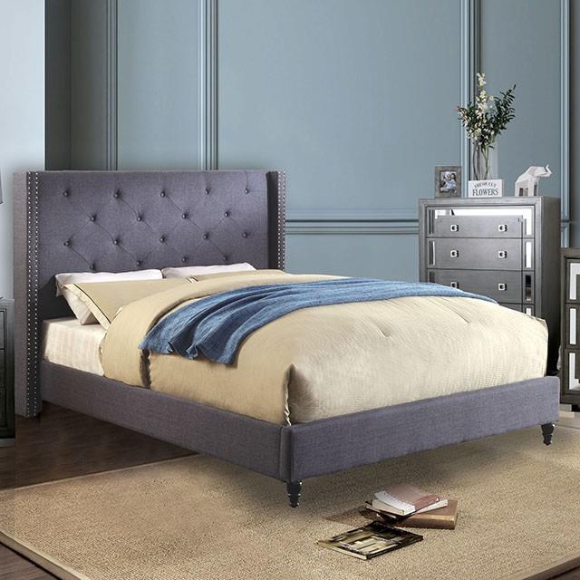  Color_Blue  -- Anabelle CM7677BL-EK-BED-VN King Bed IMAGE 1