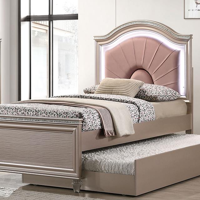  Size_Full  -- Allie Upholstered Panel Bed IMAGE 1