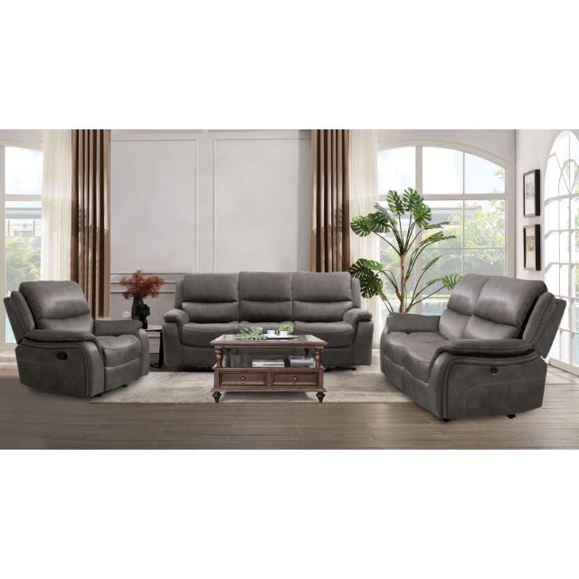  Furniture of America Henricus CM9911DG-CH Glider Recliner IMAGE 1