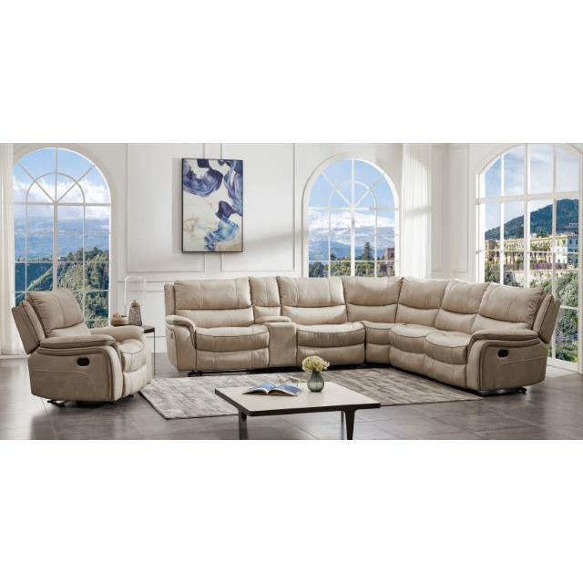  Furniture of America Jerominus CM9912BG-SECT Sectional IMAGE 4
