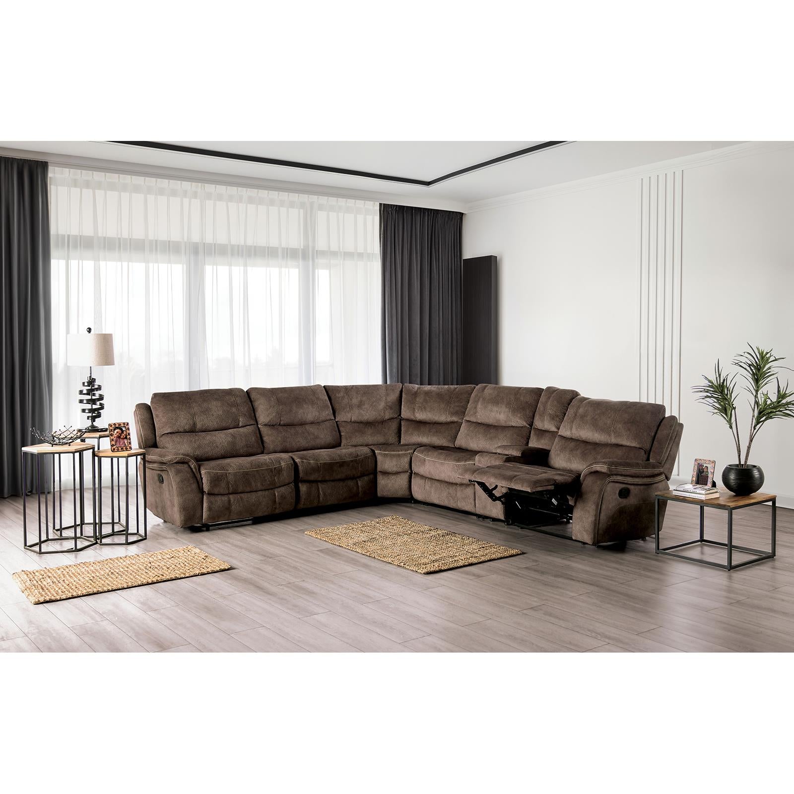  Furniture of America Jerominus CM9912DB-SECT Sectional IMAGE 2