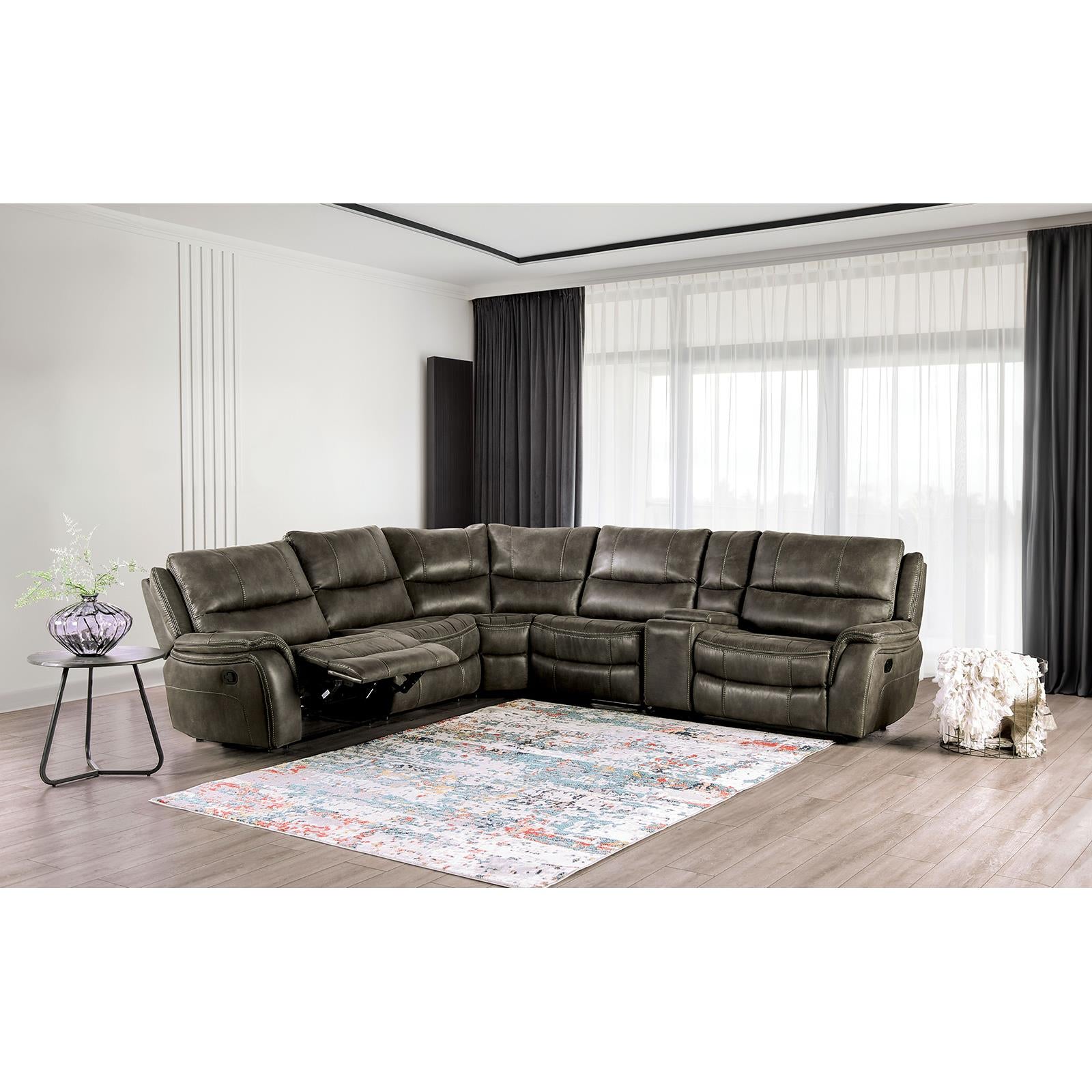  Furniture of America Jerominus CM9912DG-SECT Sectional IMAGE 2