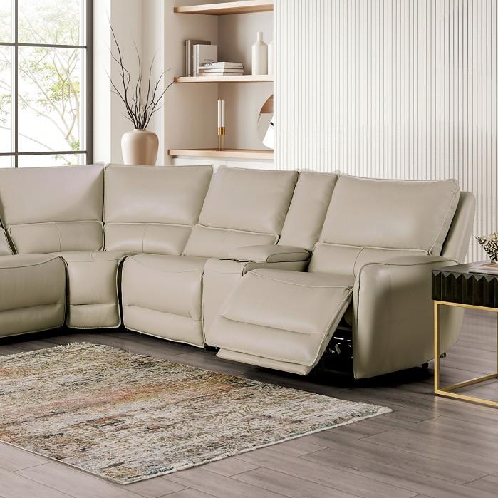  Furniture of America Hestia Power Reclining Sectional CM9920ST-SECT-PM IMAGE 2