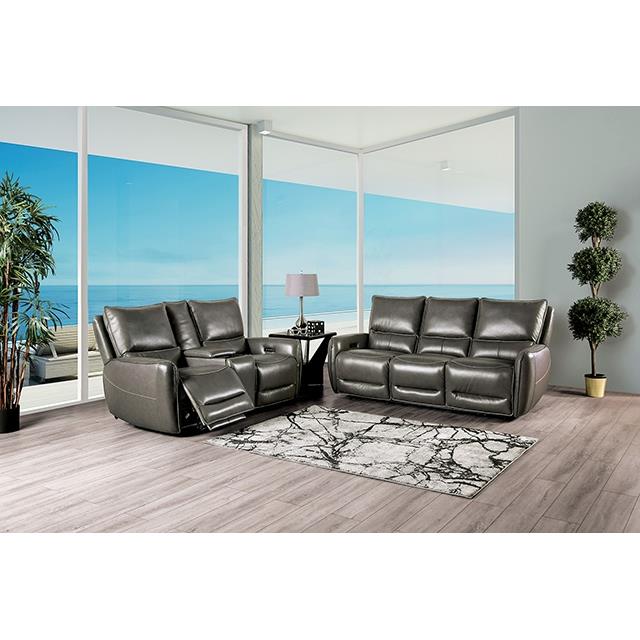  Furniture of America Phineas CM9921GY-SF-PM Power Sofa IMAGE 1