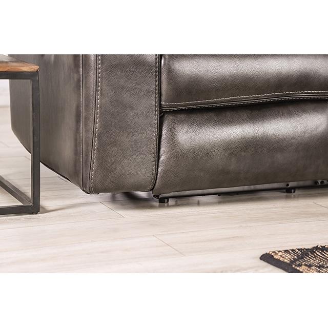  Furniture of America Soterios CM9924DG-CH-PM Power Recliner IMAGE 4