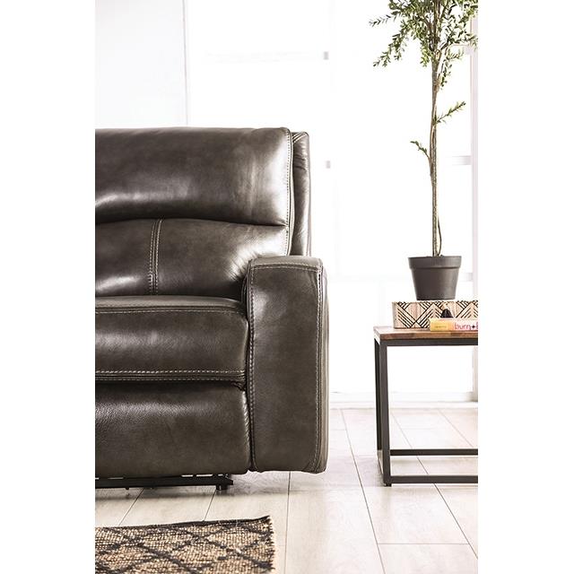  Furniture of America Soterios CM9924DG-CH-PM Power Recliner IMAGE 5