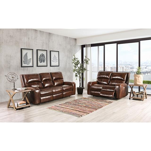  Furniture of America Soterios CM9924MB-SF-PM Power Sofa IMAGE 1